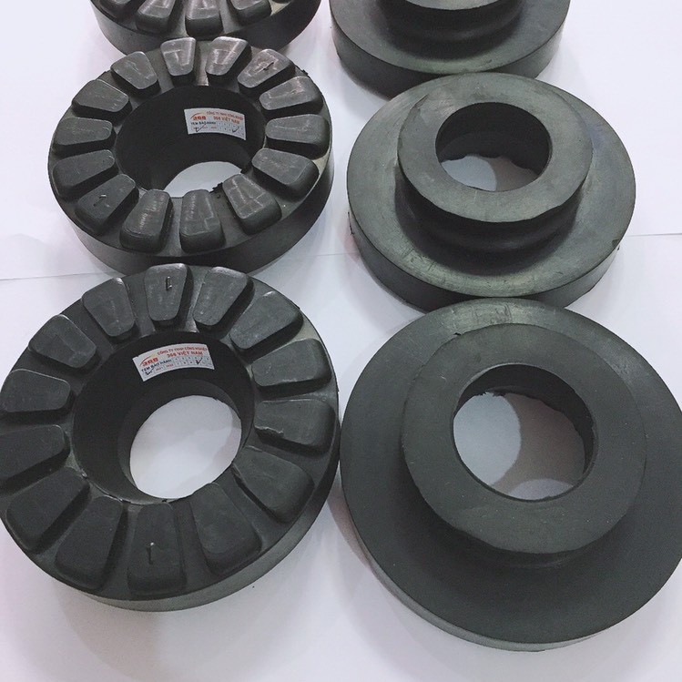 Dùng cho xe Huyndai- 1 Cặp cao su đúc nguyên khối giảm chấn, nâng gầm sau