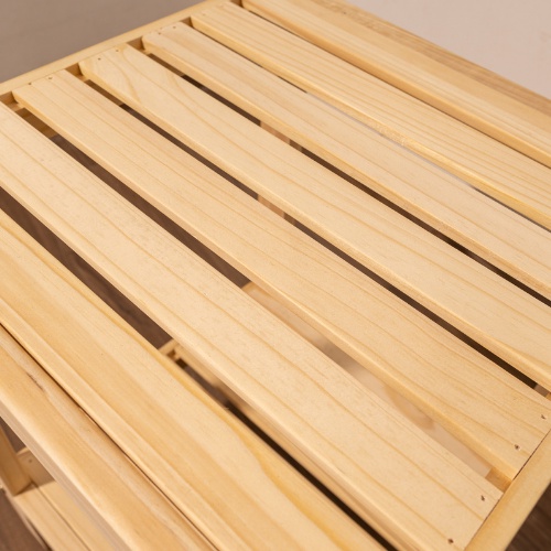 Kệ đầu giường 2 tầng gỗ thông tự nhiên Tee Decor - Tab đầu giường - Chống mọt ẩm cong vênh, tự lắp ráp dễ dàng