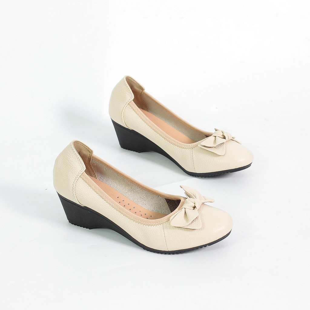 Giày Búp Bê Đế Xuồng 3cm Da Thật Êm Chân X461