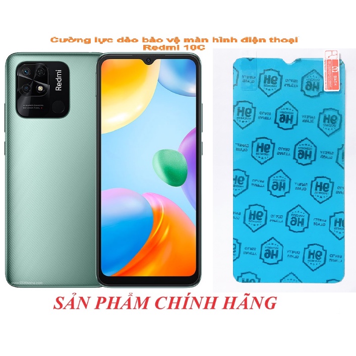 Xiaomi Redmi 10C - Kính Cường Lực dẻo nano , Dán bảo vệ camera Xiaomi Redmi 10c