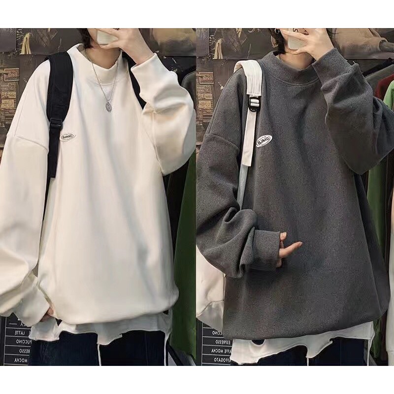 [LUKIE ORDER] CẶP ÁO SWEATER NỈ BÔNG (Ảnh thật)