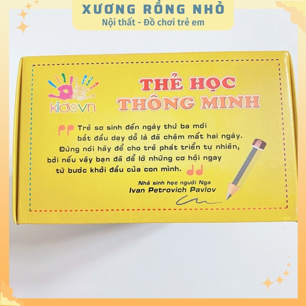 Bộ thẻ học thông minh 16 chủ đề 416 thẻ, thẻ flashcard song ngữ cho bé, thẻ hình con vật, chữ cái – Xương Rồng Nhỏ