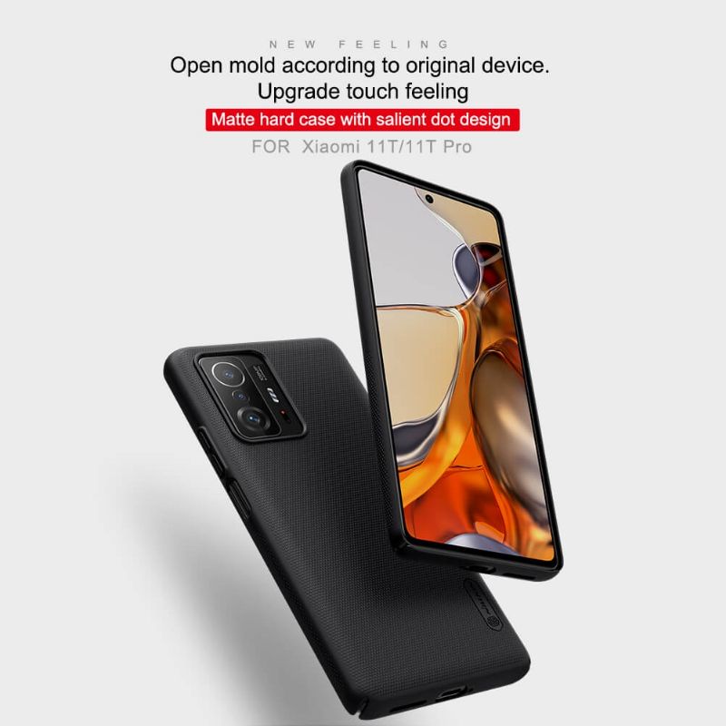 Ốp lưng nillkin sần xiaomi Mi 11T/mi 11T pro chống bám vân tay.