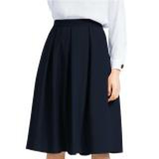Váy xếp ly midi đen