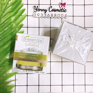 Kem Dưỡng Chống Lão Hóa Bielenda Super Power Mezo Cream Correcting Face 50ml (Dành Cho Da Dầu)