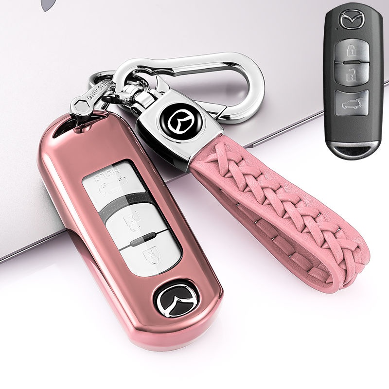 Bộ 3 Vỏ Bảo Vệ Chìa Khóa Xe Hơi Mazda CX5 CX7 Atez Cao Cấp