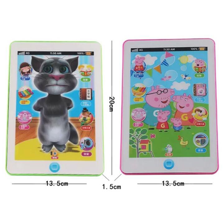 ĐỒ CHƠI Vỉ đồ chơi Ipad mèo Tom Cat 3D thông minh dùng pin có nhạc ( cho bé) - Đồ chơi giá sỉ