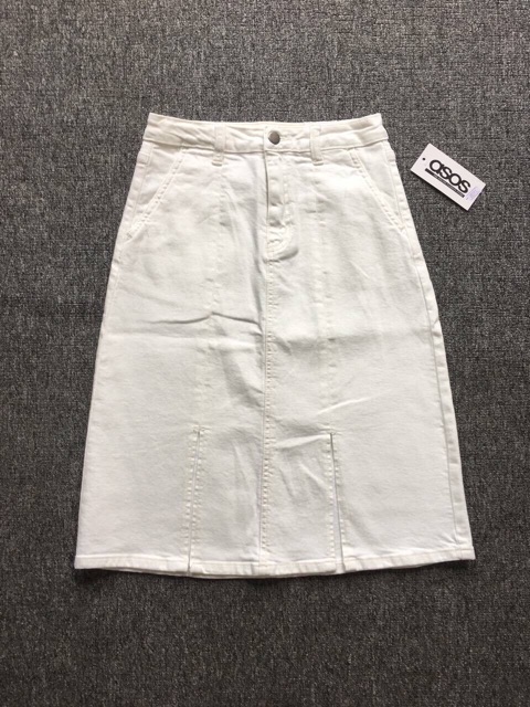 Chân váy jeans bốn màu y hình