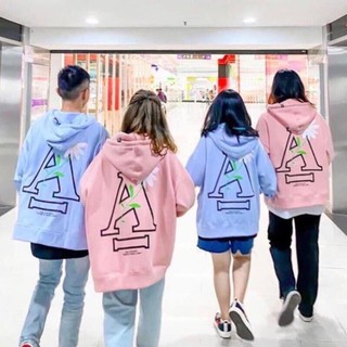 Áo hoodie hoa cúc chữ A