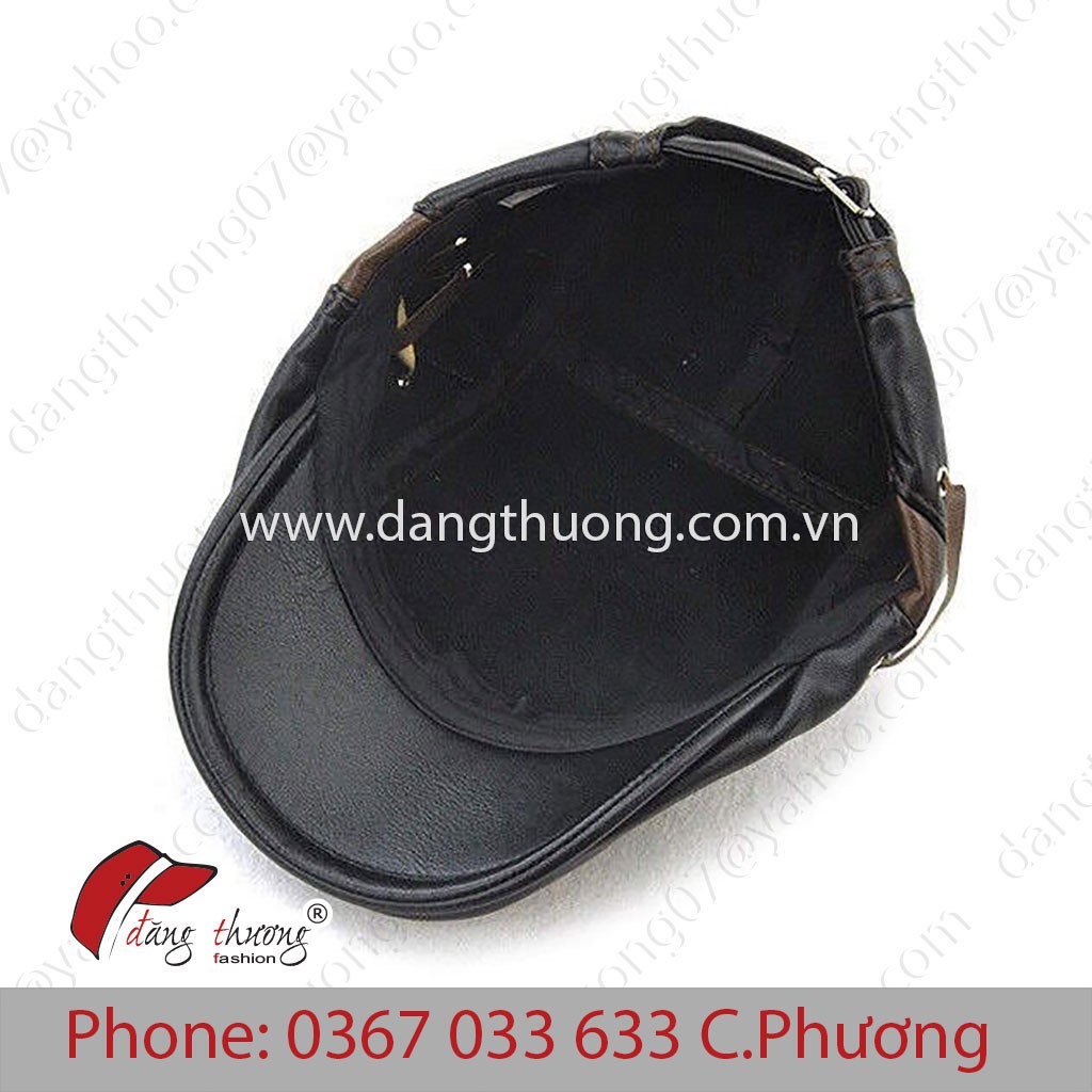 [HÀNG CÓ SẴN] [SHIP HỎA TỐC] Mũ nón cóc bere beret da Pu Đen vintage cổ điển Mũ nồi nam trung niên lớn tuổi HÌNH THẬT CL