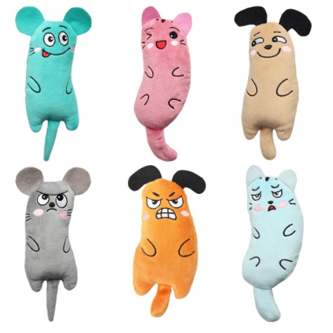 Đồ Chơi - Thú nhồi bông Cute dễ thương cho Chó Mèo Có catnip cỏ bạc hà bên trong Pet-1989