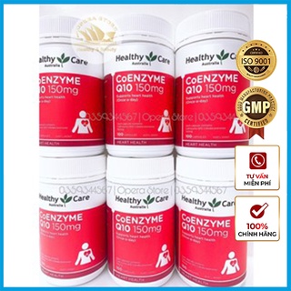 [Hàng Mới] Viên uống bổ tim Úc Healthy Care CoEnzyme Q10 150mg 100 Viên
