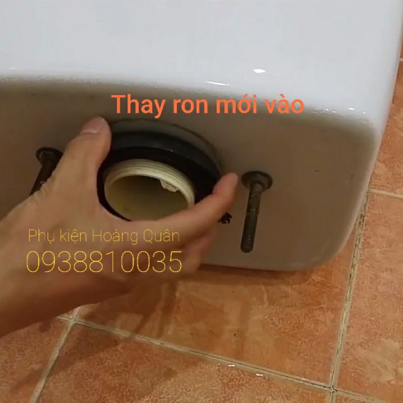 GIOĂNG CAO SU KÉT NƯỚC BỒN CẦU 2 KHỐI - RON XỐP 3 TẦNG DẦY