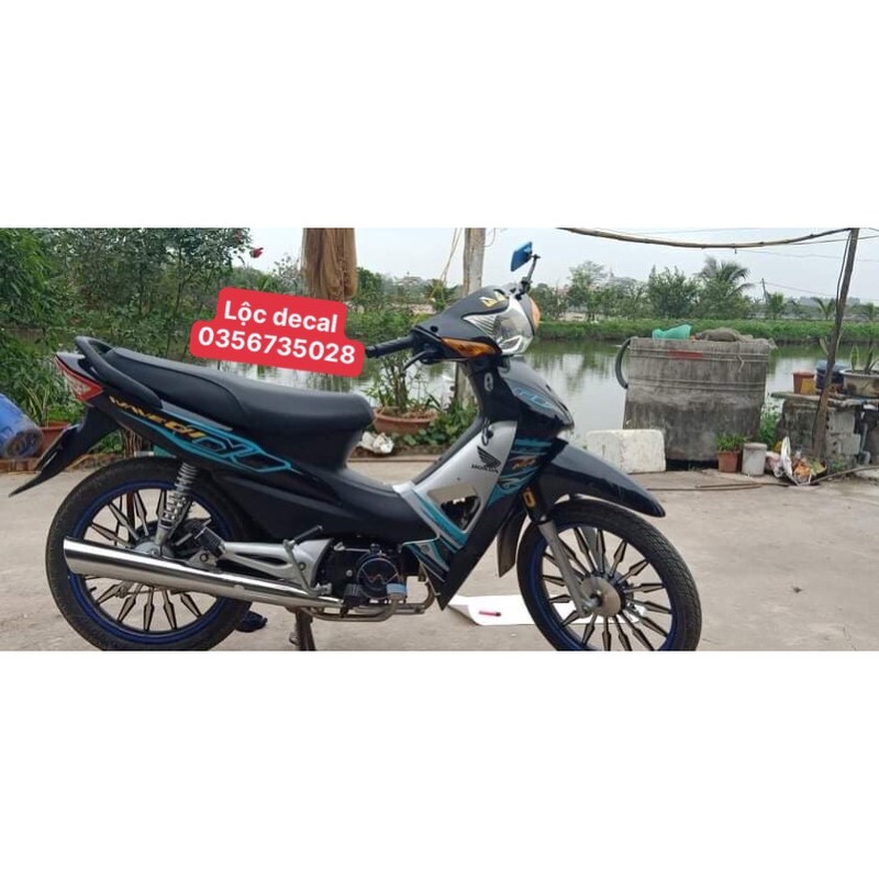 ❌Tem Rời Wave 100cc , 50cc Xanh Đen Siêu Hot❌