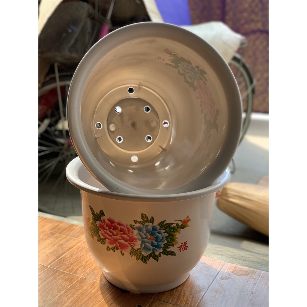 COMBO 15 CHẬU NHỰA HOA MẪU ĐƠN #H560 SIÊU ĐẸP (DỊCH TRUYỀN CHO CÂY, KEO LIỀN SẸO, BẠT PHỦ ĐẤT CHỐNG CỎ MỌC...)