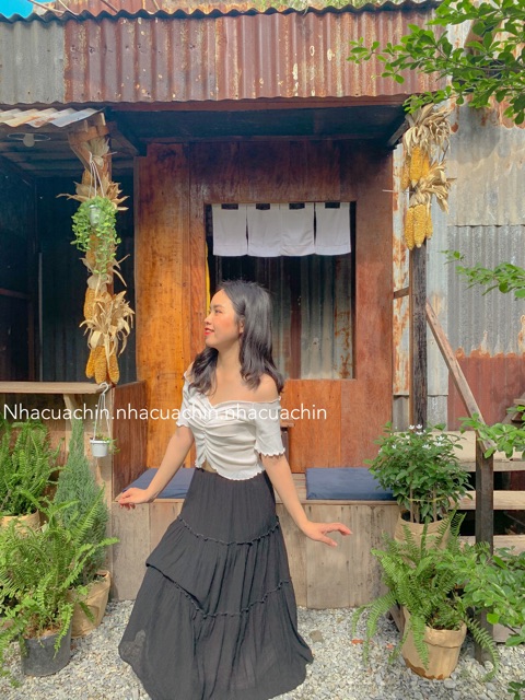 Chân váy voan 2 lớp 2 tầng | BigBuy360 - bigbuy360.vn