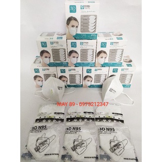 HỘP 10C CÓ VAN - 20C KHÔNG VAN Khẩu trang N95 NEWERA GLOBAL - 5 Lớp (2 lớp vải + 2L giấy KK + 1 lớp bông tĩnh điện)