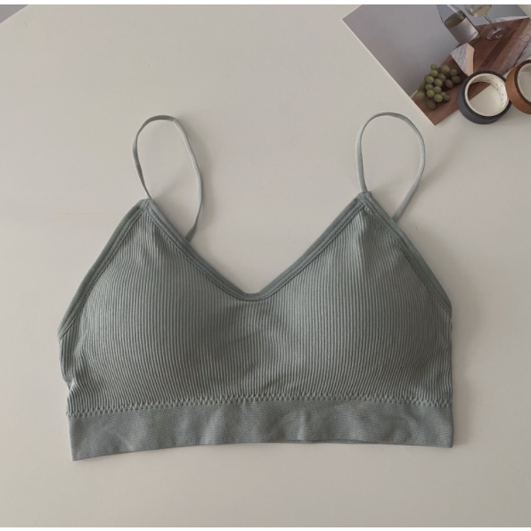 Áo Ngực Không Gọng Dây Đan Chéo Sau Lưng Cho Nữ