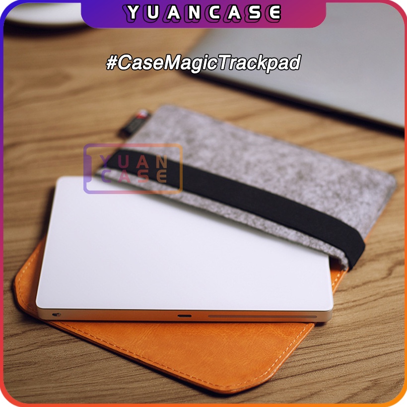 Bao da PU cho bàn di chuột Magic Trackpad 2, có khóa dây thun