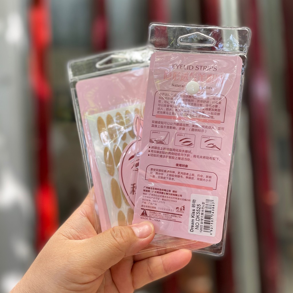 DK5525 _Dán Mí Lưới Dream Kiss Eyelid Strips 120 cặp