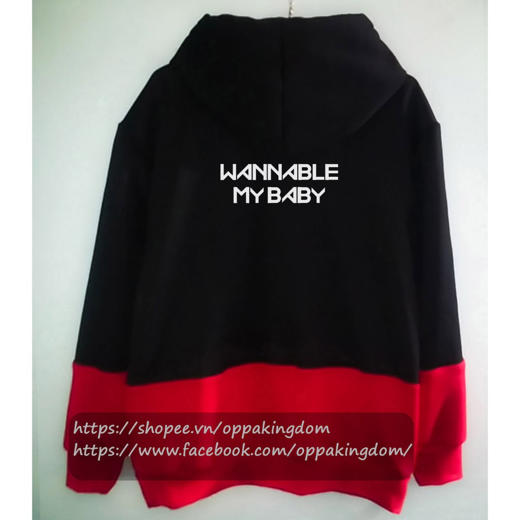 Áo hoodie Wanna One All I wanna do