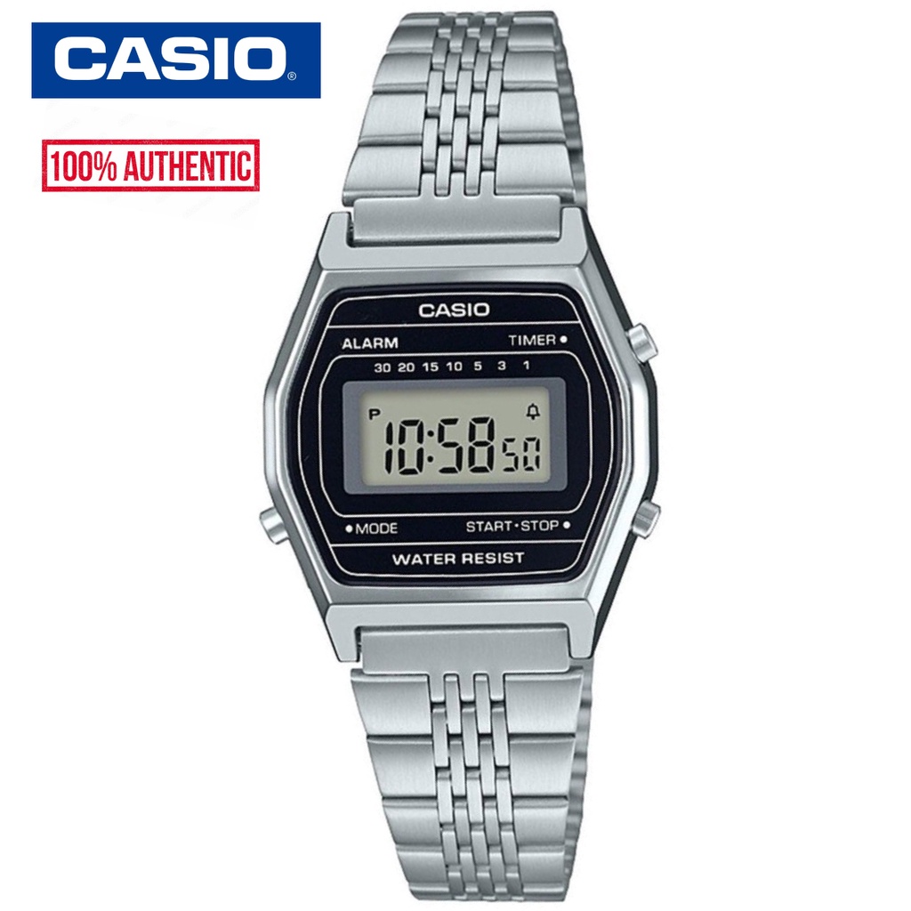 Đồng hồ Nữ Casio, điện tử, máy quartz, dây thép không gỉ LA680WA-1DF