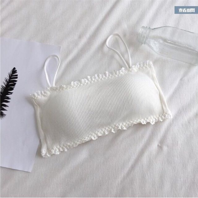 Áo bra tăm 2 dây viền ren có khuy cài sau 8832 | BigBuy360 - bigbuy360.vn