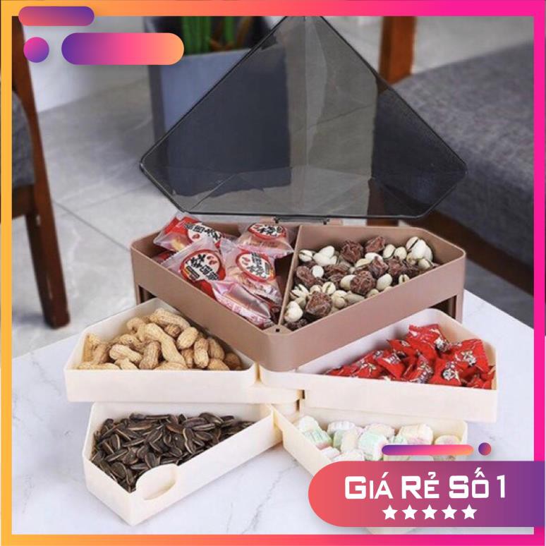 KHAY MỨT TAM GIÁC 3 TẦNG NHỰA