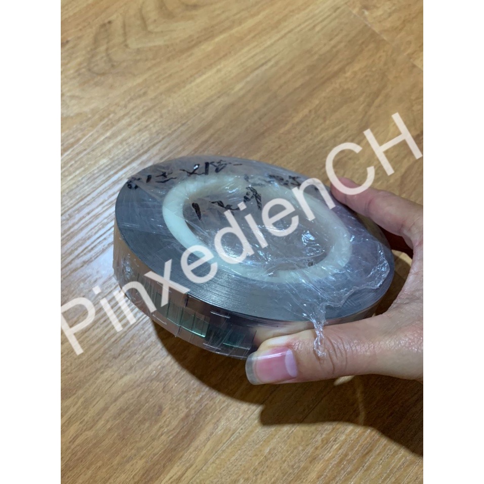 Kẽm Đôi hàn cell pin 18650 dày 0.2mm * 1 mét. Loại kẽm vuông niken