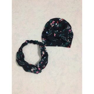 Set băng đô mẹ và mũ cho bé