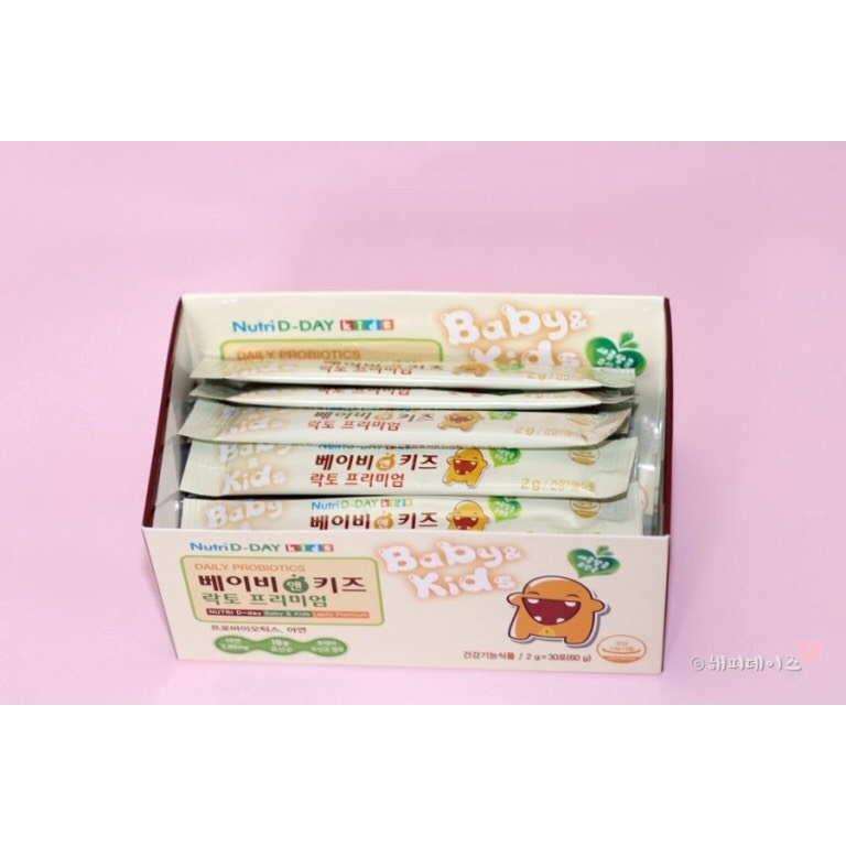 MEN VI SINH CHO BÉ CỦA NUTRI D-DAY  - HÀN QUỐC