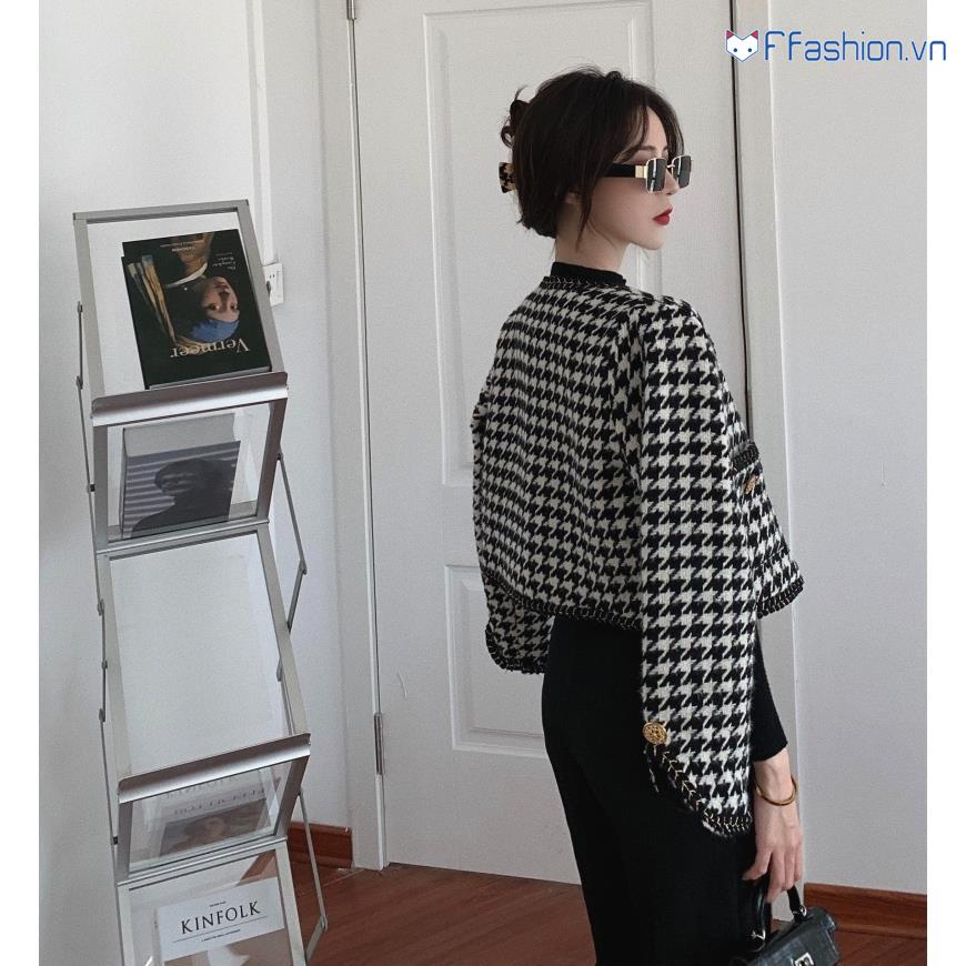 Áo Khoác Cardigan Dáng Ngắn Thời Trang Cho Nữ