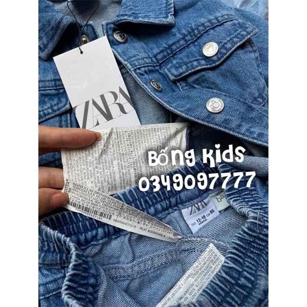 Áo Khoác &amp; Jogger Denim Bé Trai Mickey&amp;Pluto ZR(bán lẻ áo lẻ quần)