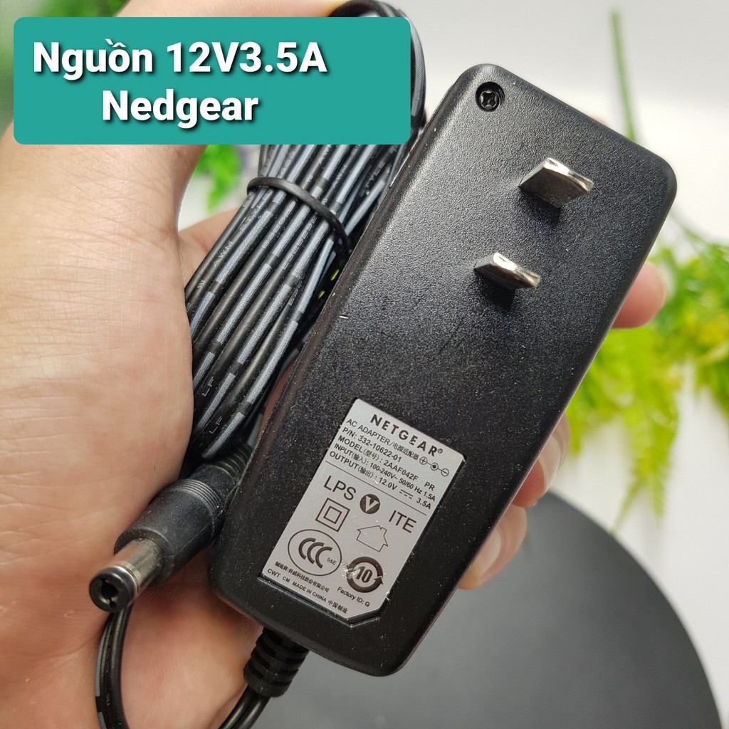 Nguồn Adapter 12V 3.5A NETGEAGR Jack 5.5x2.1MM 12V3.5A 2AAF042F