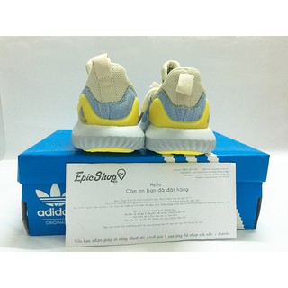 (Ảnh thật+Full box) Giày Alpha Bounce xanh vàng