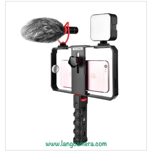 Đèn Led gắn hotshoe máy ảnh - xài pin AA