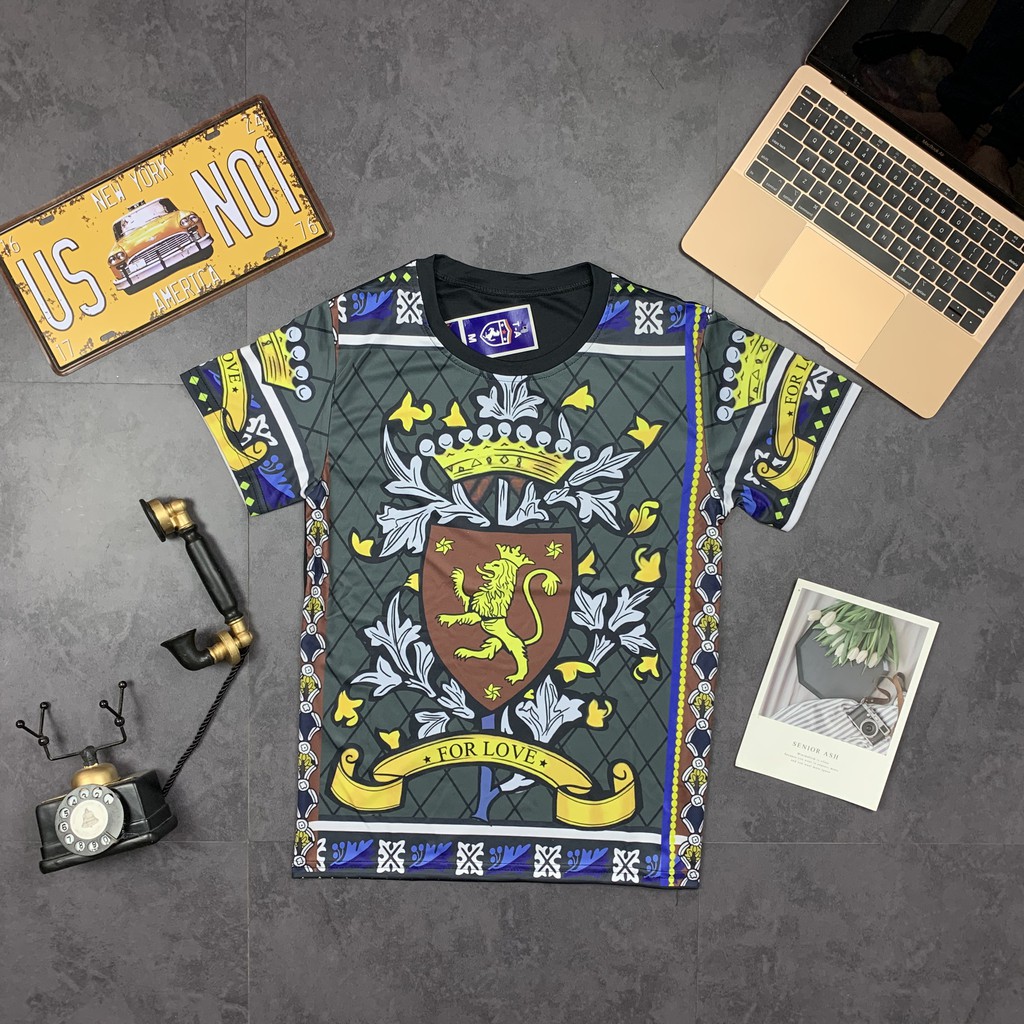 XẢ HÀNG Bộ Hè Nam, Bộ Thun Nam cộc Tay  in 3D Sử Tử Vương Miệng  Chất Liệu Thun Lạnh Mềm Mịn - BN35 - Full Size | BigBuy360 - bigbuy360.vn