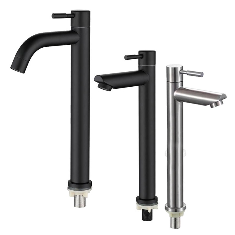 Vòi Nước Đen Bằng Thép Không Gỉ 304 Cao Cấp