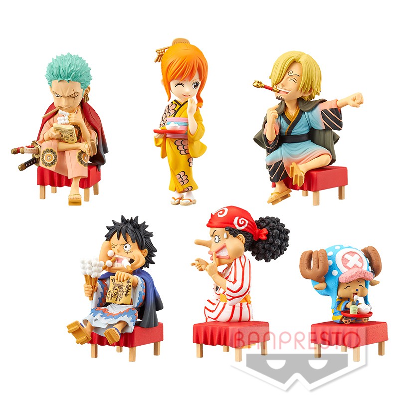 Mô hình Onepiece WCF team mũ rơm quẩy ở Wano Kuni - Banpresto chính hãng