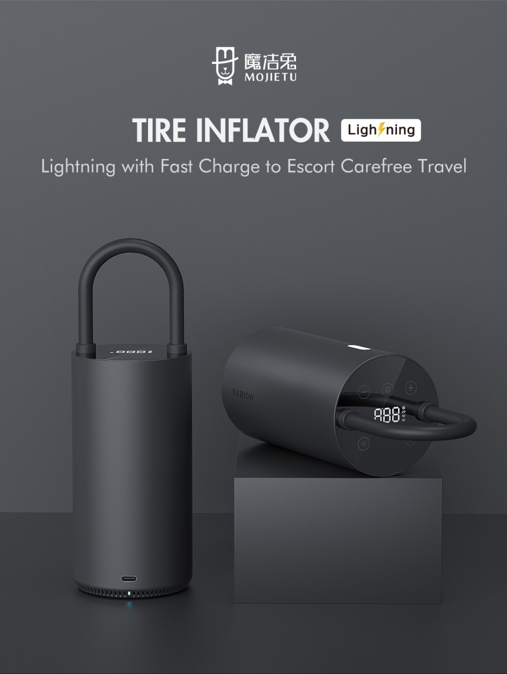 Máy Bơm Lốp Xe Thông Minh Xiaomi Roidmi Mojietu Có Sạc Nhanh Chất Lượng Cao | BigBuy360 - bigbuy360.vn