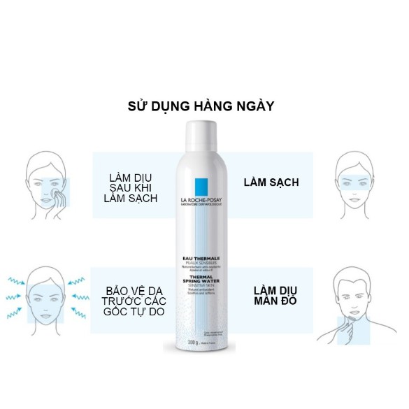 Nước xịt khoáng làm sạch và làm dịu cho da nhạy cảm La Roche Posay