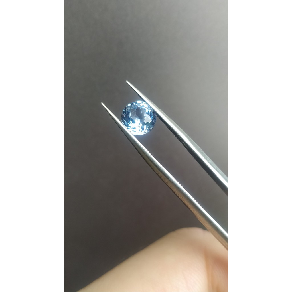 020 - Đá Topaz xanh Lục Yên - Yên Bái (size nhỏ 6,5 MM)