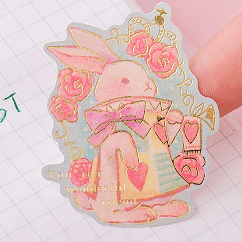 Miếng Dán Trang Trí Sổ Tay / Nhật Ký Họa Tiết Fairy Tale 6 Kiểu Sáng Tạo DIY