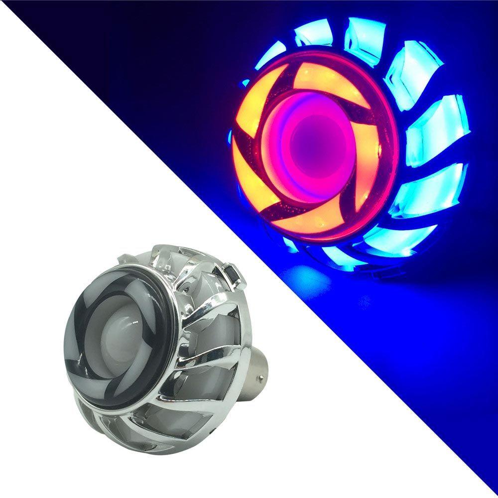 MYRONGVN Đèn Pha LED Cảnh Báo An Toàn Gắn Đuôi Xe Mô Tô