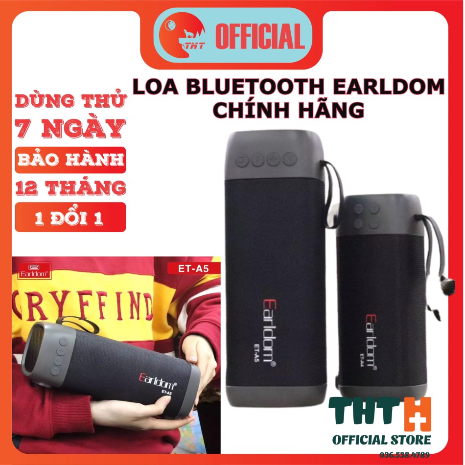 [BH 12 Tháng] Loa Bluetooth Earldom ET-A5 Chính Hãng Loa Siêu Hay Âm Trầm Cực Đỉnh Bảo Hành 12 Tháng.