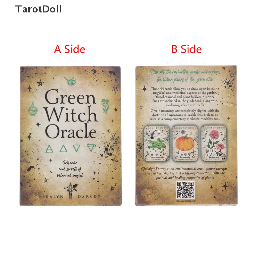 Bộ Bài Tarot Oracle Màu Xanh Lá Cây