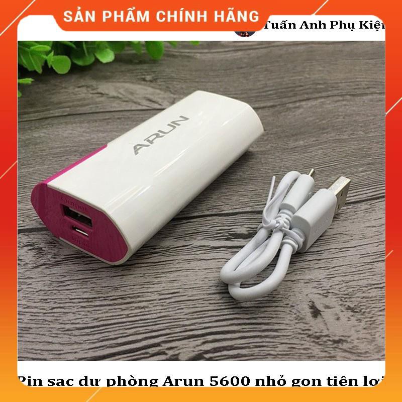 Pin sạc dự phòng Arun 5600 nhỏ gọn tiện lợi