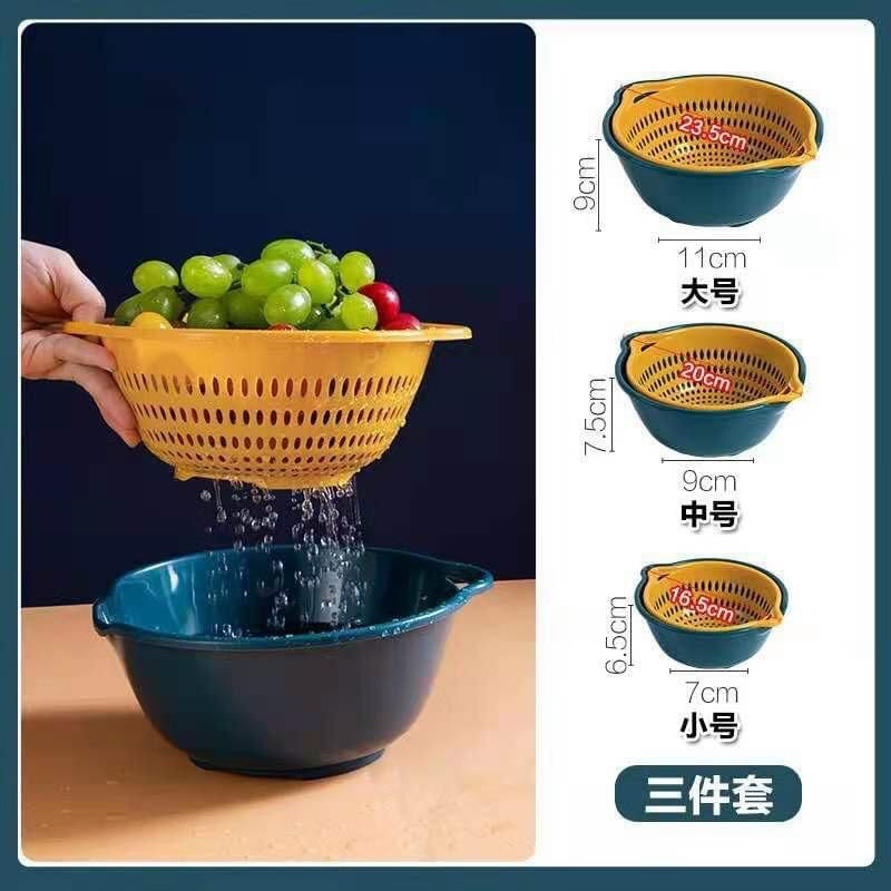 set rổ chậu 6 món