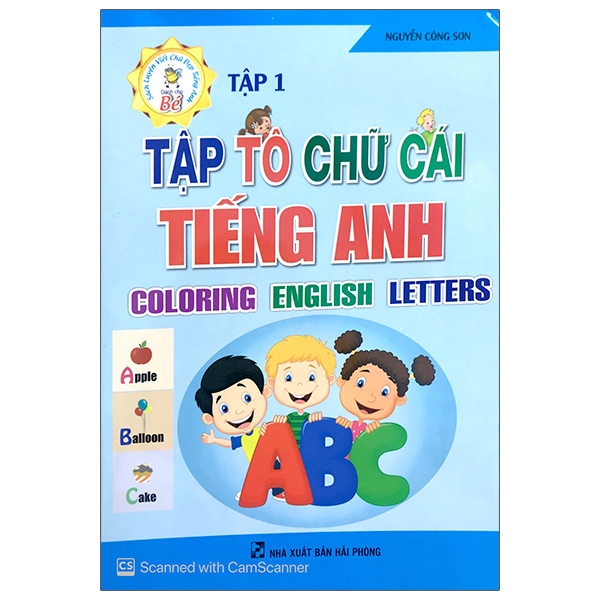 Sách Tập Tô Chữ Cái Tiếng Anh Tập 1