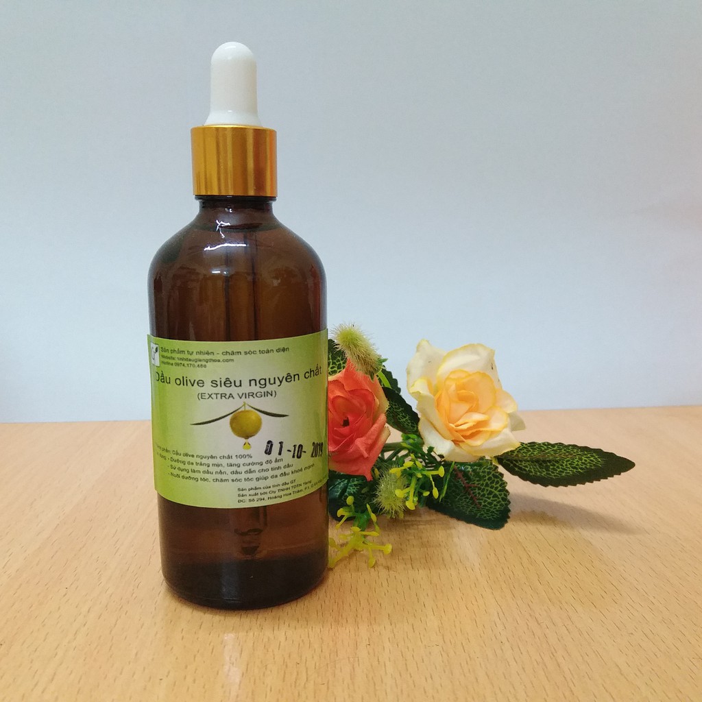 Dầu Oliu Làm Đẹp - Dầu Olive Chai 100ml 100% Thiên Nhiên Nguyên Chất